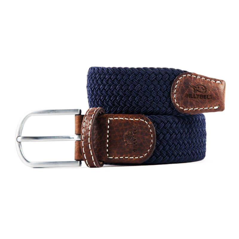 ブレイデッド・ベルト・ネイビーブルー